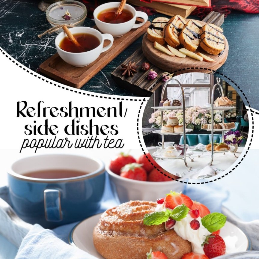 Foods pairing with tea